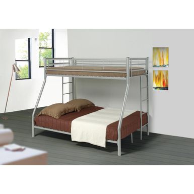 image of Hayward Twin over Full Bunk Bed Silver with sku:460062-coaster