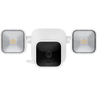 image of Blink Outdoor Floodlight Camera wireless HD floodlight mount and smart security camera - White with sku:bb21900674-6481222-bestbuy-blink