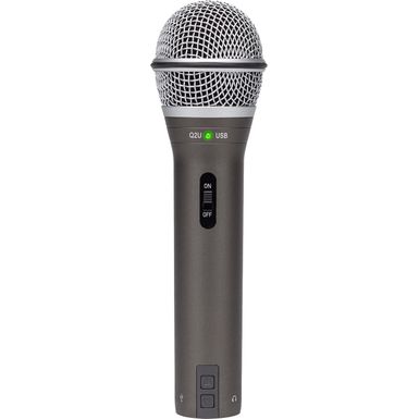 image of Samson - Q2U Dynamic USB Microphone with sku:bb21294049-6361715-bestbuy-samson