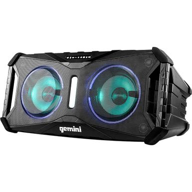 image of Gemini SoundSplash - Floating Dual 8 inch Bluetooth Speaker with LED Lighting with sku:sosp8blk-electronicexpress