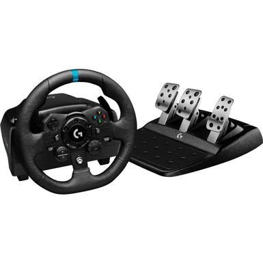 image of Logitech G923 Racing Wheel and Pedals for Xbox Series X|S, Xbox One and PC - Black with sku:941000156-electronicexpress