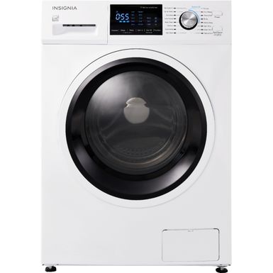 image of Insignia - 2.7 Cu. Ft. High Efficiency Stackable Front Load Washer - White with sku:bb21487330-6400707-bestbuy-insignia