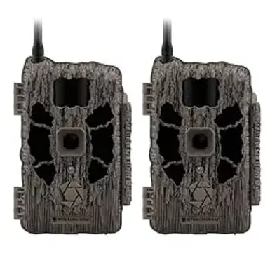 image of Stealth Cam Deceptor MAX Dual Sim 40MP Photo & 1440P QHD Video No-Glo LED Hunting Cellular Trail Camera, Available on AT&T & Verizon - 2 Pack with sku:b0csz8cstk-amazon