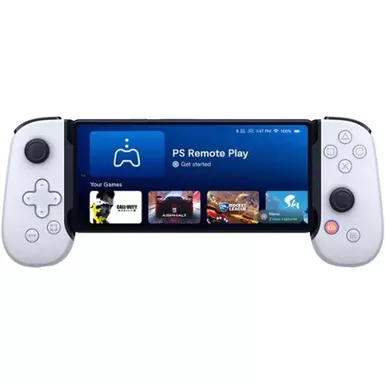 image of Backbone - One - PlayStation Edition (USB-C) - Mobile Gaming Controller for Android - White with sku:bb22116364-bestbuy