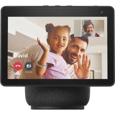 image of Amazon - Echo Show 10 (3rd Gen) HD Smart Display with Motion and Alexa - Charcoal with sku:b07vhz41l8-streamline