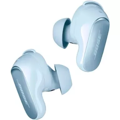 image of Bose - QuietComfort Ultra True Wireless Noise Cancelling In-Ear Earbuds - Moonstone Blue with sku:bb22260807-bestbuy
