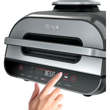 Rent to own Ninja - Foodi Smart XL 6-in-1 Indoor Grill with 4-qt Air Fryer,  Roast, Bake, Broil, & Dehydrate - Black - FlexShopper