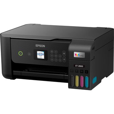 Alt View Zoom 14. Epson - EcoTank ET-2800 Wireless Color All-in-One Inkjet Cartridge-Free Supertank Printer - Black