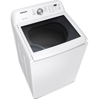 Angle Zoom. Samsung - 4.5 Cu. Ft. High Efficiency Top Load Washer with Vibration Reduction Technology+ - White