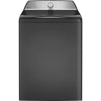 image of GE Profile - 5.0 Cu Ft High Efficiency Smart Top Load Washer with Smarter Wash Technology, Easier Reach & Microban Technology - Diamond Gray with sku:bb21807979-bestbuy
