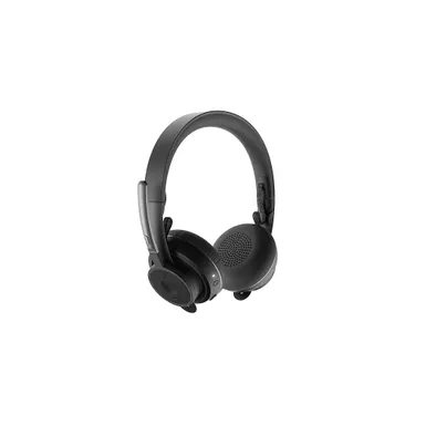 image of Logitech - Zone Wireless Bluetooth Noise-Cancelling Headset Certified for Microsoft Teams - Graphite with sku:bb21556431-bestbuy