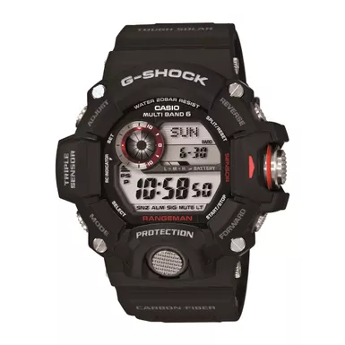 image of G-Shock - G-Shock Rangeman Solar Triple Sensor Watch Black with sku:gw9400-1-powersales