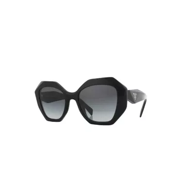 image of Prada Sunglasses (PR16WS-1AB5D1, Black/Grey Gradient) with sku:pr16ws-1ab5d1|black|gray-corporatesignature