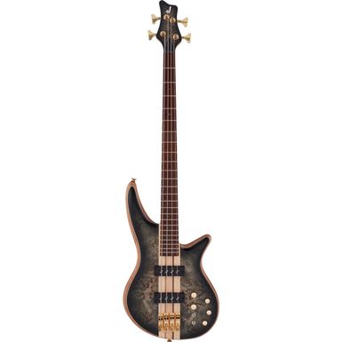 image of Jackson Pro Series Spectra Bass SBP IV Electric Guitar, Caramelized Jatoba Fingerboard, Transparent Black Burst with sku:jac-2919914585-guitarfactory