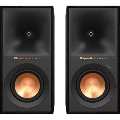 image of Klipsch - Reference 4" 35W 2-Way Powered Speakers (Pair) - Black with sku:bb22094426-bestbuy