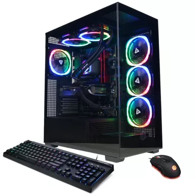 CyberPowerPC - Gamer Supreme Gaming Desktop - AMD Ryzen 7 8700G - 64GB Memory - NVIDIA GeForce RTX 4070 SUPER 12GB - 2TB SSD - Black