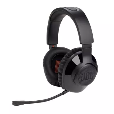 image of JBL Quantum 350 Wireless Over-Ear Gaming Headset with sku:jblq350wlblkam-powersales