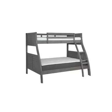 image of Garnell Bunk Bed Gray with sku:pfxs1491-linon
