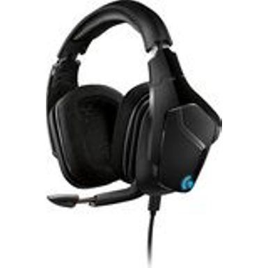 image of Logitech - G635 Wired 7.1 Surround Sound Over-the-Ear Gaming Headset for PC with LIGHTSYNC RGB Lighting - Black/Blue with sku:bb21154722-6320788-bestbuy-logitech