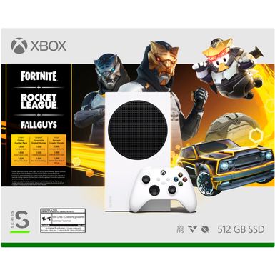 Alt View Zoom 22. Microsoft - Xbox Series S 512 GB Console – Gilded Hunter Bundle (Disc-Free Gaming) - White