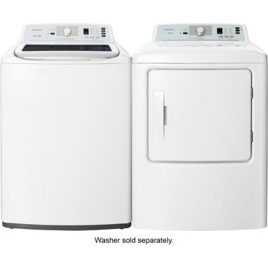 Alt View Zoom 14. Insignia™ - 6.7 Cu. Ft. Electric Dryer - White