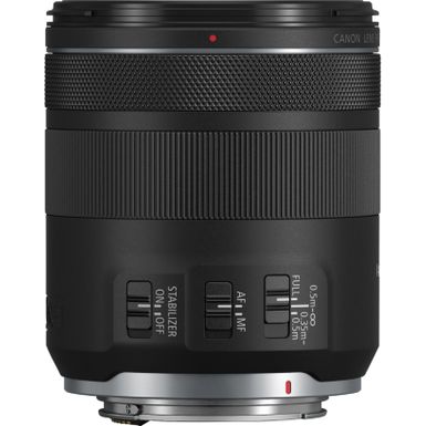 Angle Zoom. Canon - RF 85mm f/2 Macro IS STM Medium Telephoto Lens for EOS R Cameras - Black