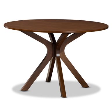 image of Kenji Modern and Contemporary 45-Inch-Wide Round Dining Table - walnut with sku:lunw9dyzl8oefw26vkt_tastd8mu7mbs-overstock