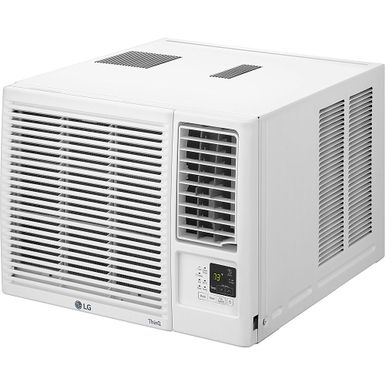 Alt View Zoom 17. LG - 320 Sq. Ft. 8,000 BTU Smart Window Air Conditioner with 3,850 BTU Heater - White