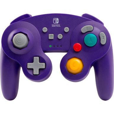 image of PowerA - GameCube Wireless Controller for Nintendo Switch - Purple with sku:bb21049207-6260945-bestbuy-powera