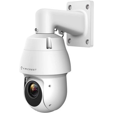 image of Amcrest IP8M-2899EW-AI 8MP 4K Ultra HD IP PoE+ AI Outdoor PTZ Security Camera, 5-125mm Fixed Lens, White with sku:am8m2899ewai-adorama
