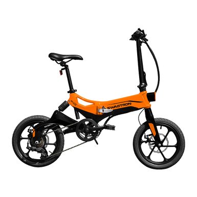 Left Zoom. Swagtron - EB-7 Plus Electric Bike w/ 19-mile Max Operating Range & 18.6 mph Max Speed - Orange