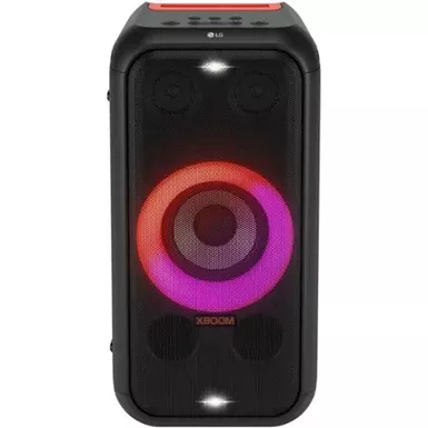 image of LG - XBOOM XL5 Portable Tower Party Speaker with LED Lighting - Black with sku:bb22128018-bestbuy