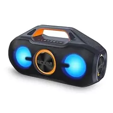 image of ION Audio - AquaSport Max Waterproof 60-Watt Bluetooth Stereo Speaker with Lights - Black with sku:bb21973439-bestbuy