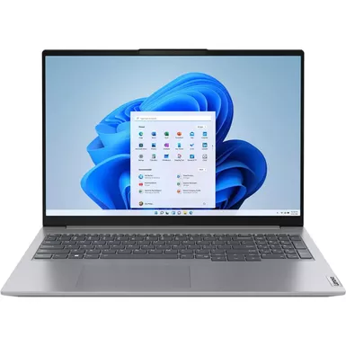 image of Lenovo ThinkBook 16 G6 ABP 16" WUXGA Notebook Computer, AMD Ryzen 5 7530U 2.0GHz, 8GB RAM, 256GB SSD, Windows 11 Pro, Arctic Gray with sku:le21kk0004us-adorama