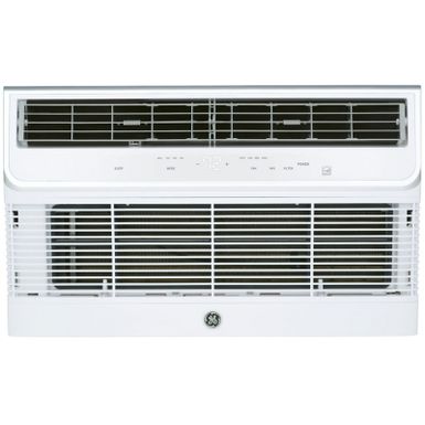image of Ge 8,300 Btu 10.6 Eer 115 V White Built-in Cool-only Room Air Conditioner with sku:ajcq08awh-abt