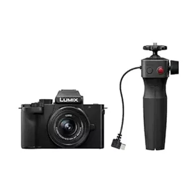 image of Panasonic LUMIX G100 4k Mirrorless Camera, Lightweight Camera for Photo and Video, Built-in Microphone, Micro Four Thirds with 12-32mm Lens, 5-Axis Hybrid I.S., 4K 24p 30p Video, DC-G100DVK (Black) with sku:ipcg100dvk-adorama