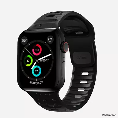 Nomad - Sport Band for Apple Watch&174 42, 44, 45mm (Series 1-8) and Apple Watch Ultra® - Black