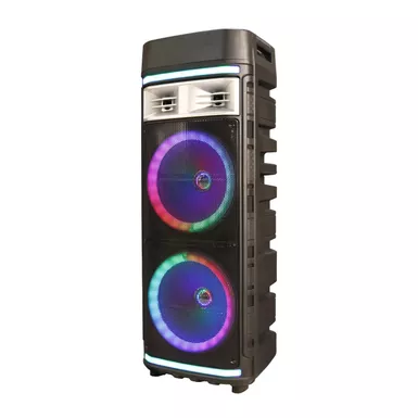 image of Supersonic - Portable 2 x 12" Bluetooth DJ Speaker with sku:iq-6612djbt-powersales