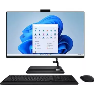 image of Lenovo - IdeaCentre AIO 3 27" All-In-One - AMD Ryzen 5 - 8GB Memory - 512GB Solid State Drive - Black with sku:bb22096873-bestbuy