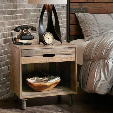 image of Poppy Natural Color Nightstand with sku:ii136-0398-olliix