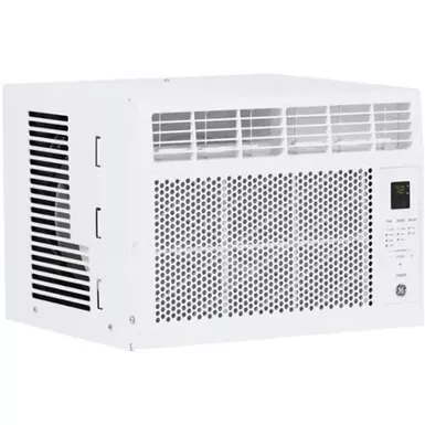 image of GE - 250 Sq. Ft. 6,000 BTU Window Air Conditioner with Remote - White with sku:bb21423755-bestbuy