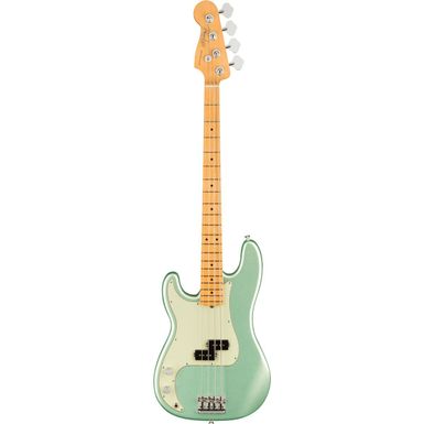 image of Fender American Professional II Left-Handed Precision Bass Guitar, Maple Fingerboard, Mystic Surf Green with sku:fe0193942718-adorama