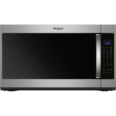 image of Whirlpool - 2.1 Cu. Ft. Over-the-Range Microwave with Sensor Cooking - Stainless steel with sku:wmh53521hzss-wmh53521hz-abt