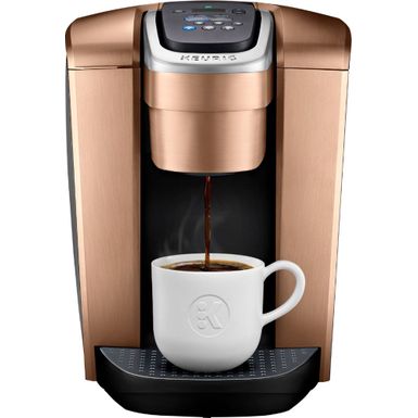 image of Keurig - K-Elite Single-Serve K-Cup Pod Coffee Maker - Brushed Copper with sku:bb21183723-6326260-bestbuy-keurig