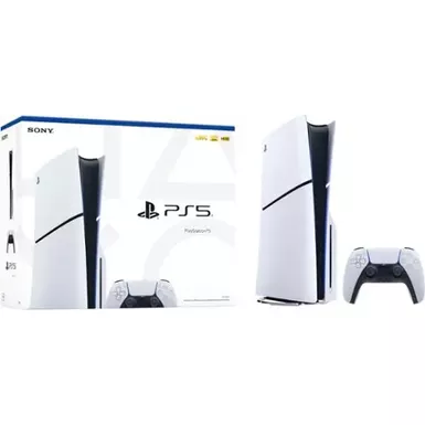 Rent to own Sony - PlayStation 5 Slim Console - White - FlexShopper