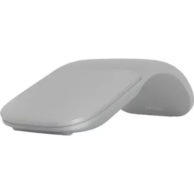 Microsoft - Arc Wireless BlueTrack Ambidextrous Mouse - Light Gray