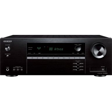 image of Onkyo - TX 5.2-Ch. with Dolby Atmos 4K Ultra HD HDR Compatible A/V Home Theater Receiver - Black with sku:ontxsr393-adorama