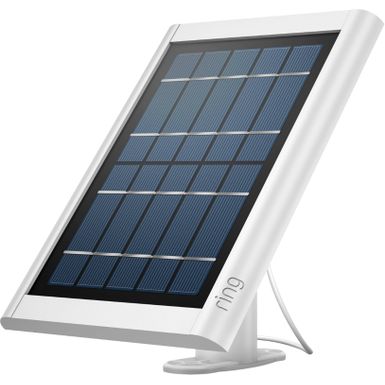 image of Solar Panel for Ring Spotlight Cam Battery and Stick Up Cam Battery - White with sku:bb20861168-6114709-bestbuy-ring