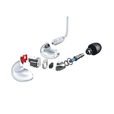 Shure SE846 Wired Sound Isolating Earbuds, High Definition Sound + Natural Bass, Four Drivers, Secure In-Ear Fit, Detachable Cable,...