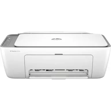 image of HP - DeskJet 2855e Wireless All-In-One Inkjet Printer with 3 Months of Instant Ink Included with HP+ - White with sku:bb22268506-bestbuy